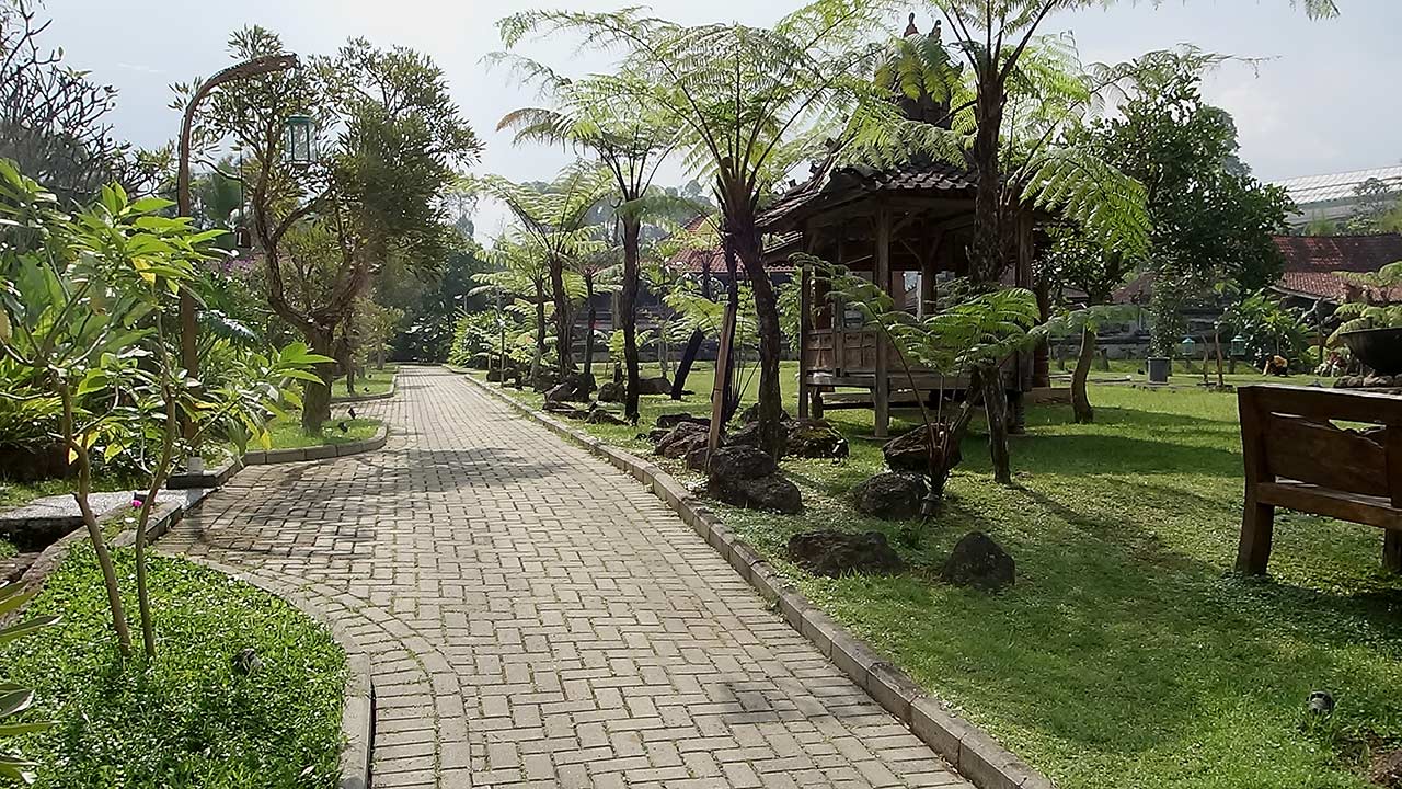 Walk in anbd around the hotel in Bali