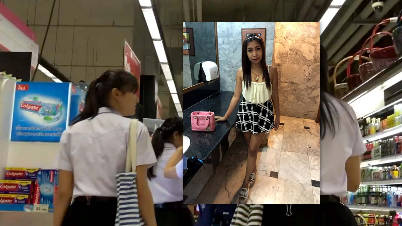 Pics of Fon's student friend and visiting department store