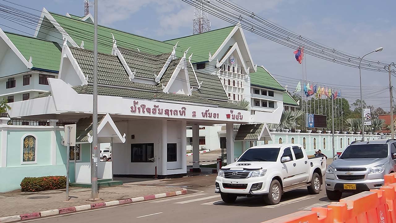 Riding Around Vientiane