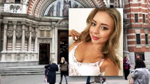 Pics from Sexy Russian Babe Daniela and visit to Westminster Cathedral