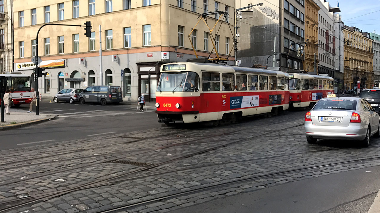Walk To Subway In Prague