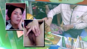 Raunchy Laos Nurse sends selfie of playing with hairy pussy