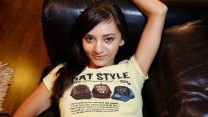 Hot mixed Pinay babe poses