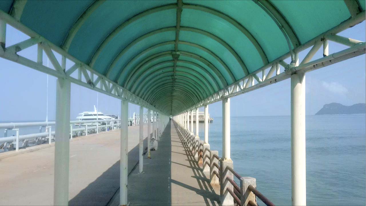 View from pergola before Boat Ride To Koh Samui