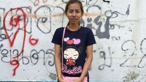 Asian Girl Next Door photographed outside Bangkok 7/11
