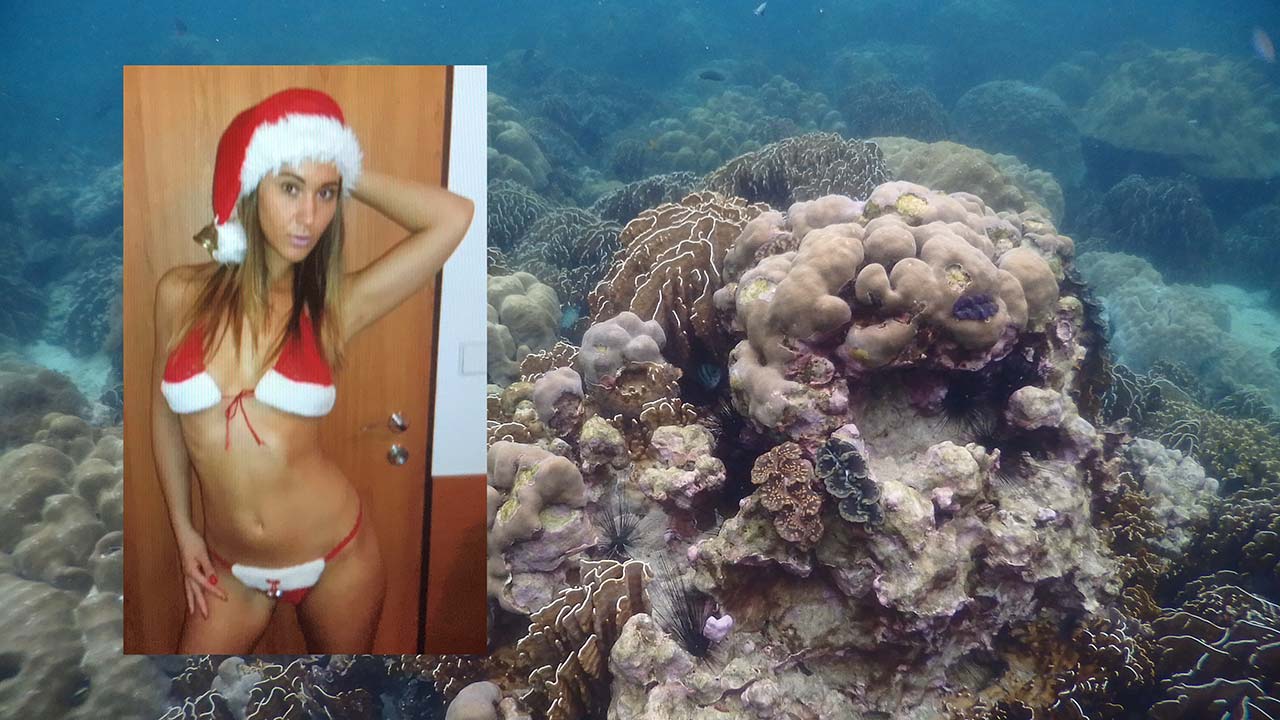 Last day in Koh Lipe and Santa bikini pic from Naomi Bennet