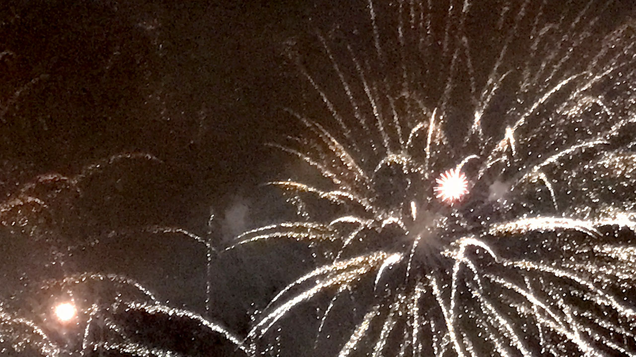 New Years 2018 Bangkok Fireworks