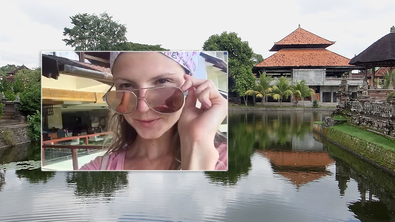 Gina Gerson Fan Video and temple visit