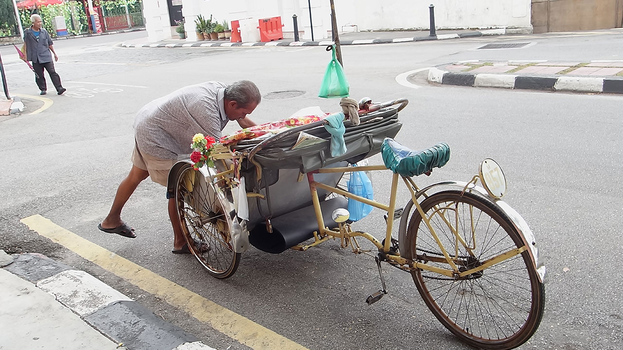 Took a ride around Penang on Chariot Bike Ride