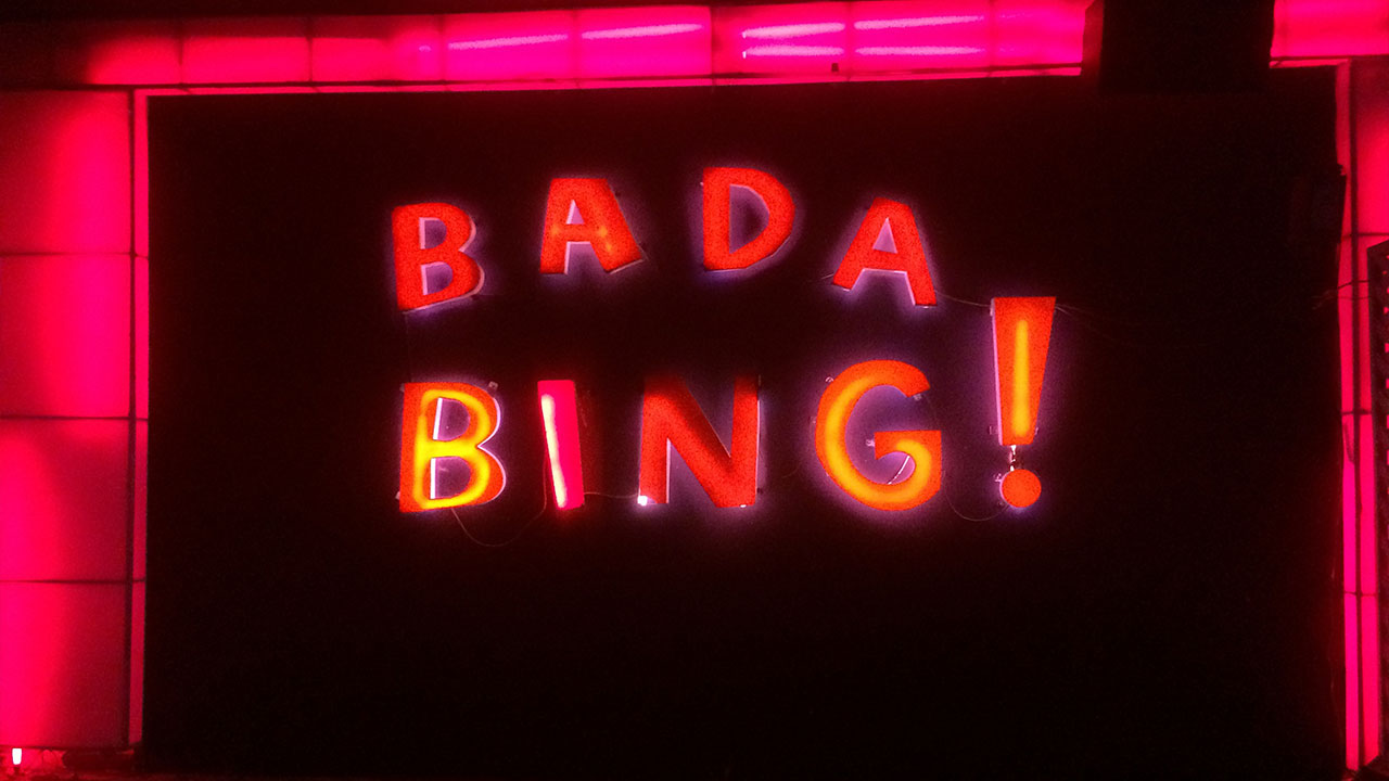 Patpong Bars sign Bada Bing!