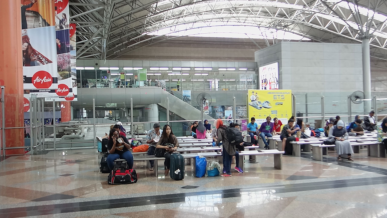 View of Train Station Mall Kuala Lumpur