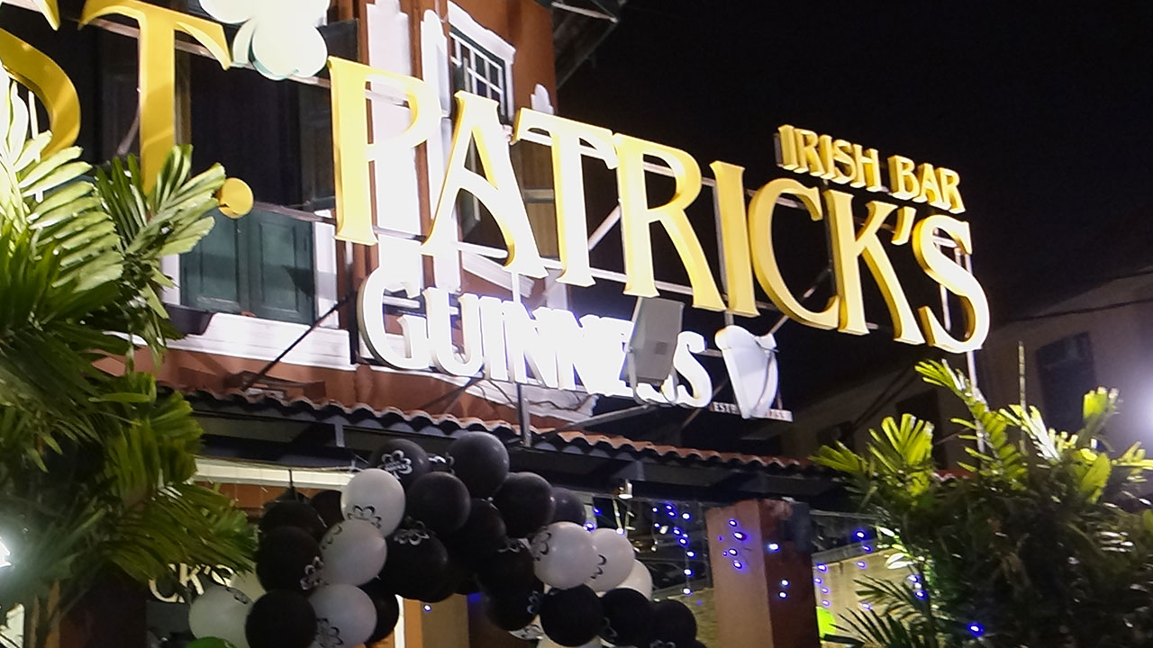 St Patricks Irish in Ipoh bars and clubs district