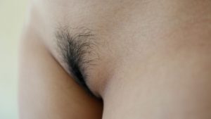 Cutest Asian Pussy mound with pubic hair