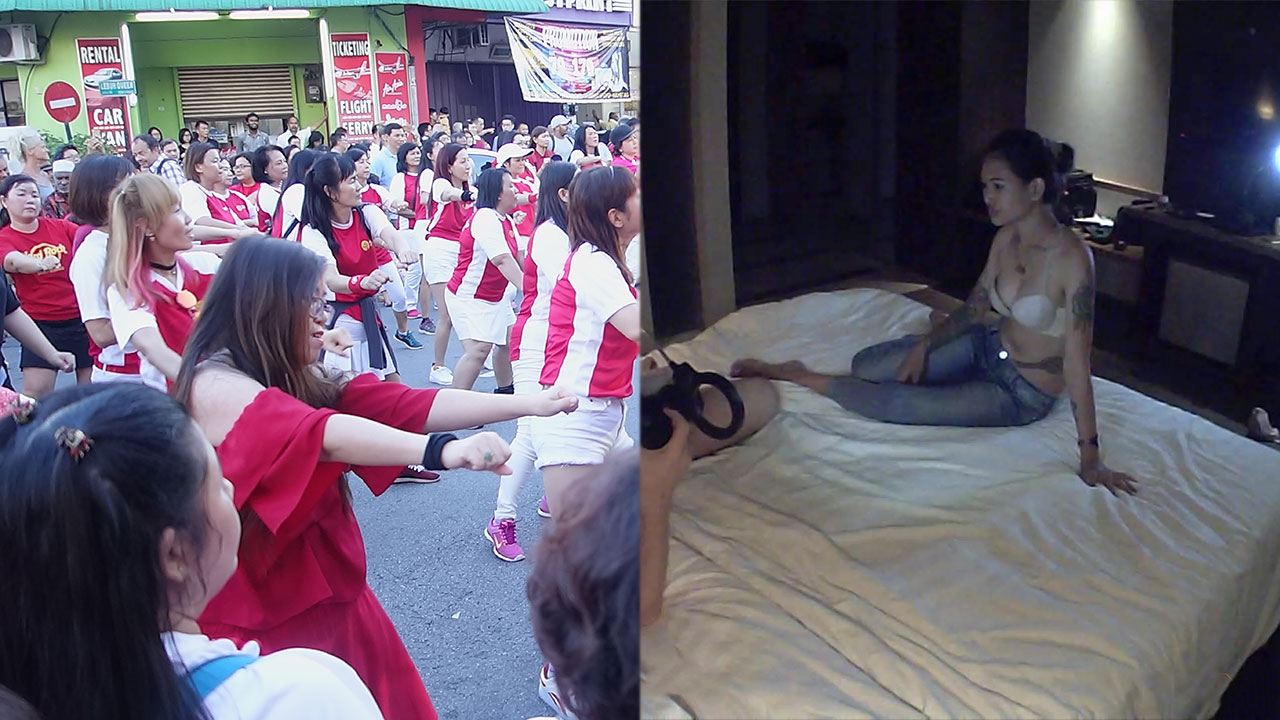 Dancing MILFs in streets and Hardcore Ashra VIdeo