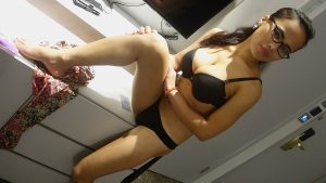 Love's Tits on A Stick - Thin body girl with small ass and huge tits