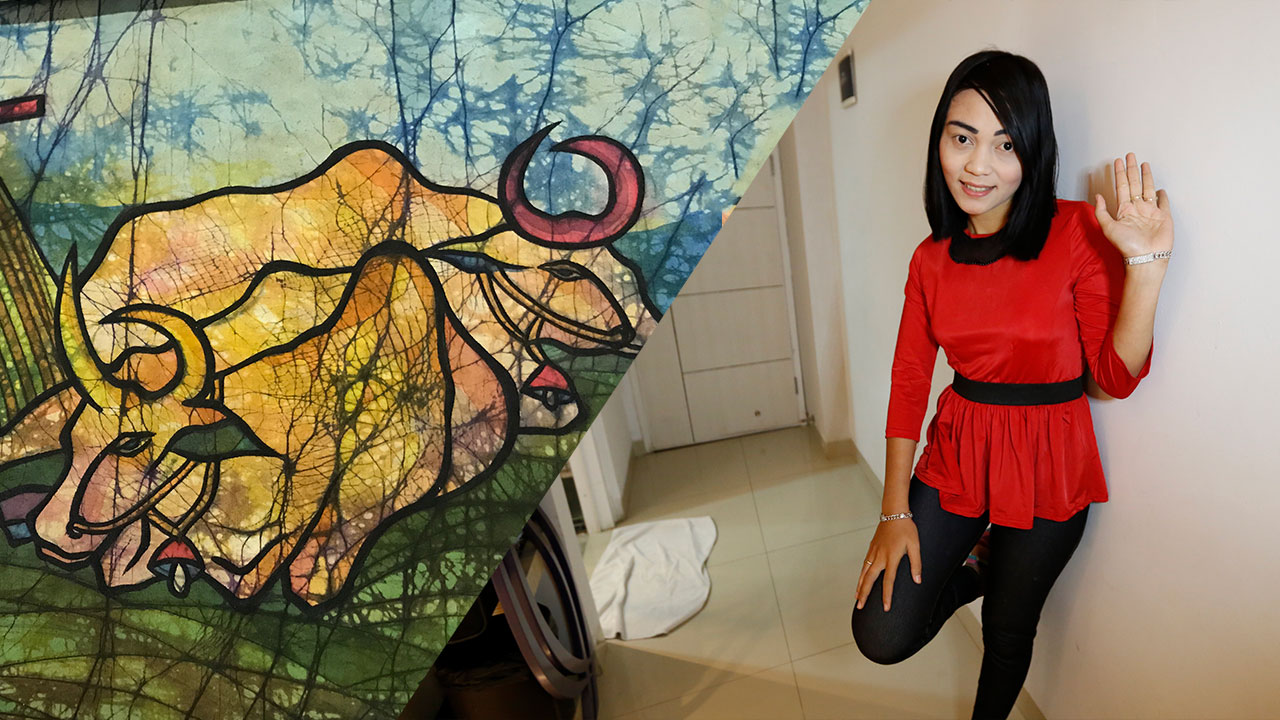Malaysian Office Girl Tika Chickens Out