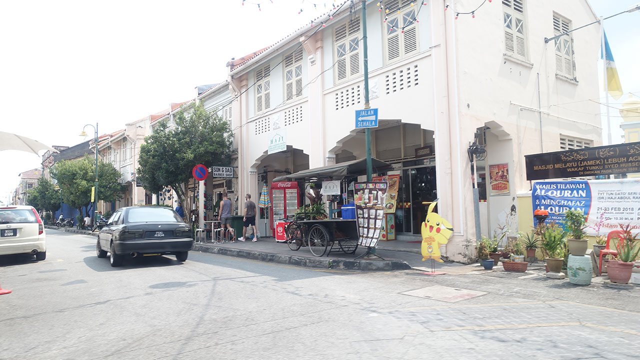 Street view after arrived Penang Malaysia