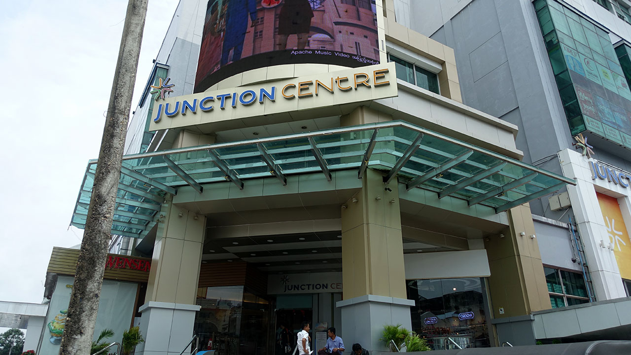 Junction Centre viewed when out Yangon Street Walking
