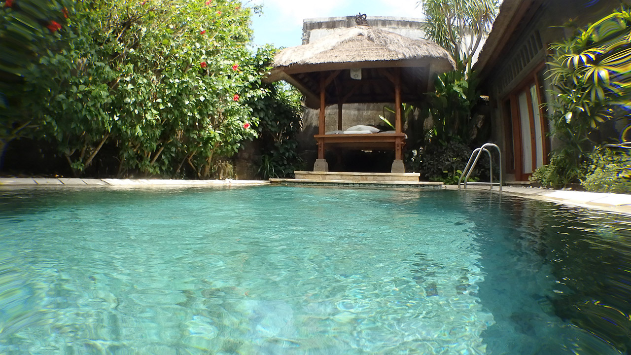 Dip in the pool at my Malaysian Villa