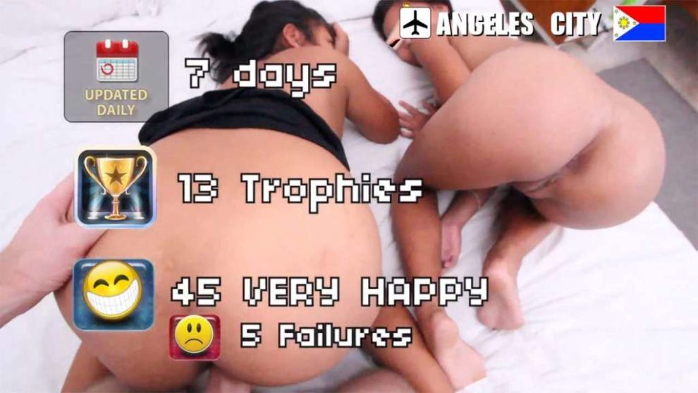 Threesome action in Angeles City Philippines