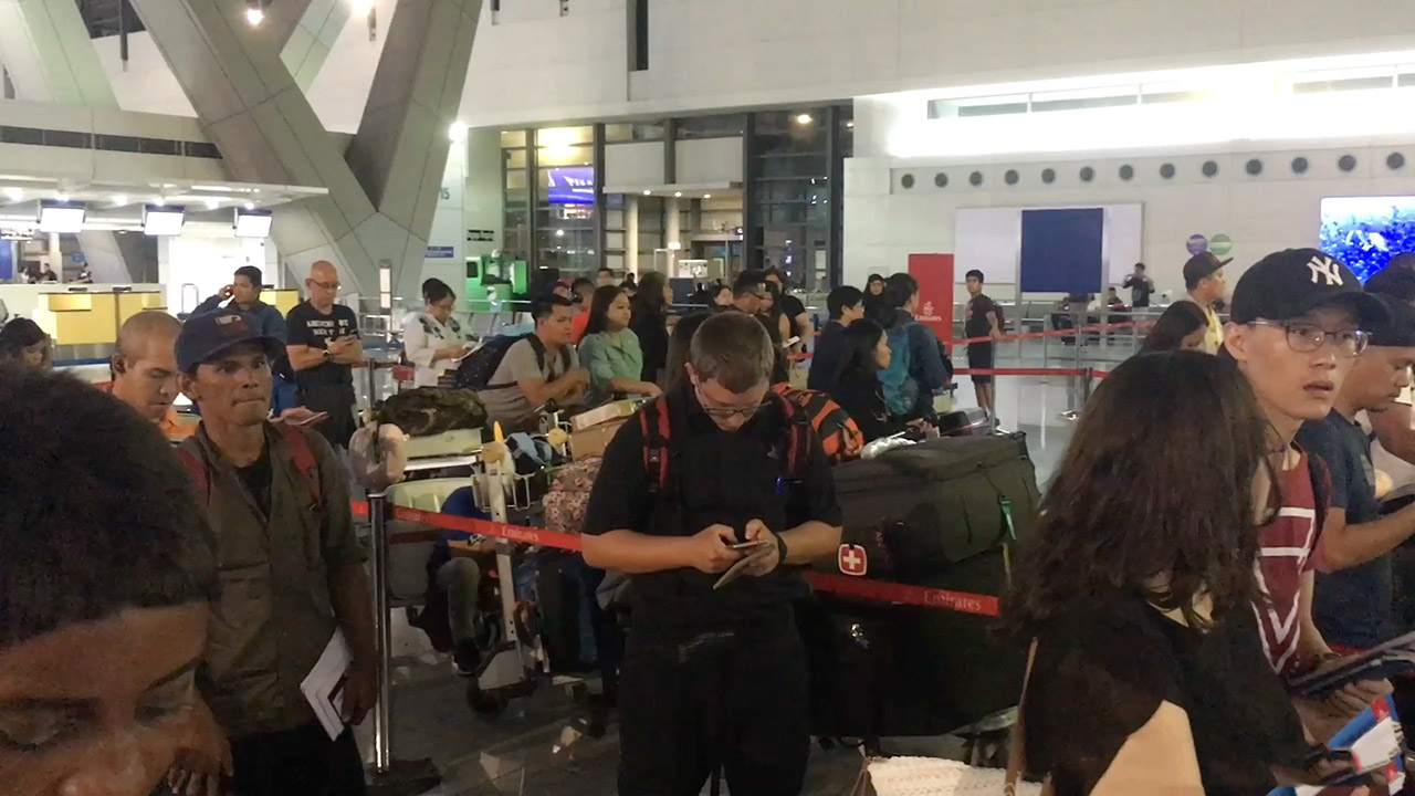 View inside Airport when leaving PI - but I will be back for another Taste of Paradise