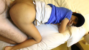 Asian Riding Cock doggy style