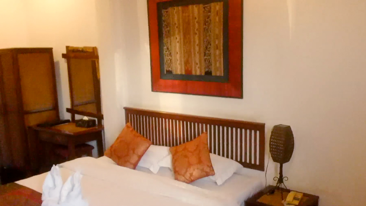 View inside room from my Hotel Vlog video