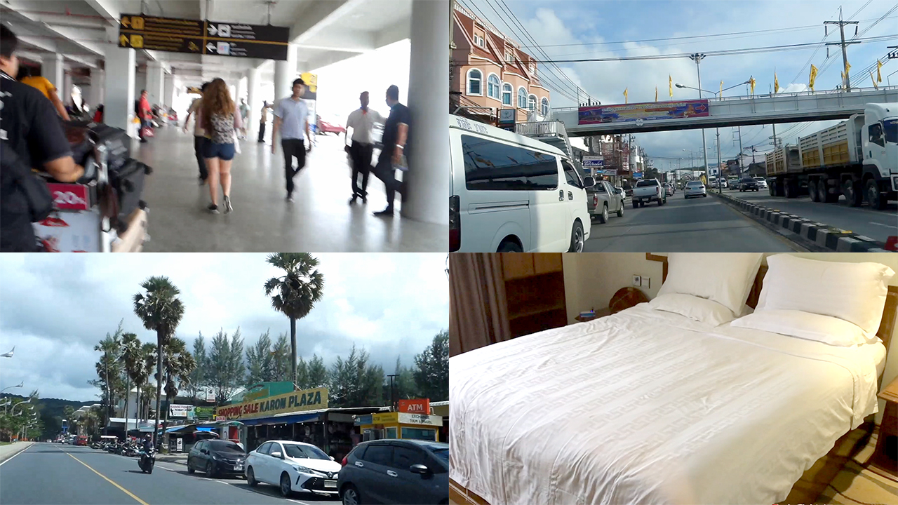 Collage of photos on my journey from bangkok at the Best Time To Travel To Phuket