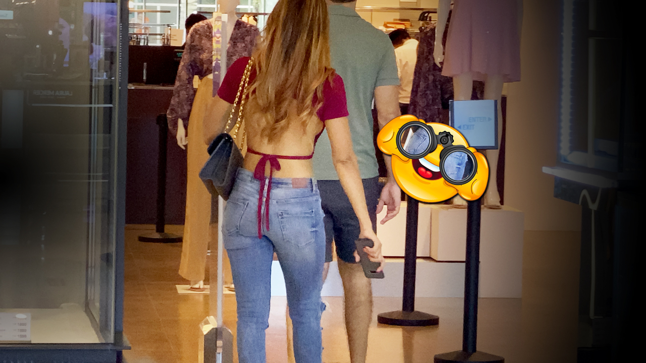 Nice ass in jeans viewed on Early Arrival back in Pattaya