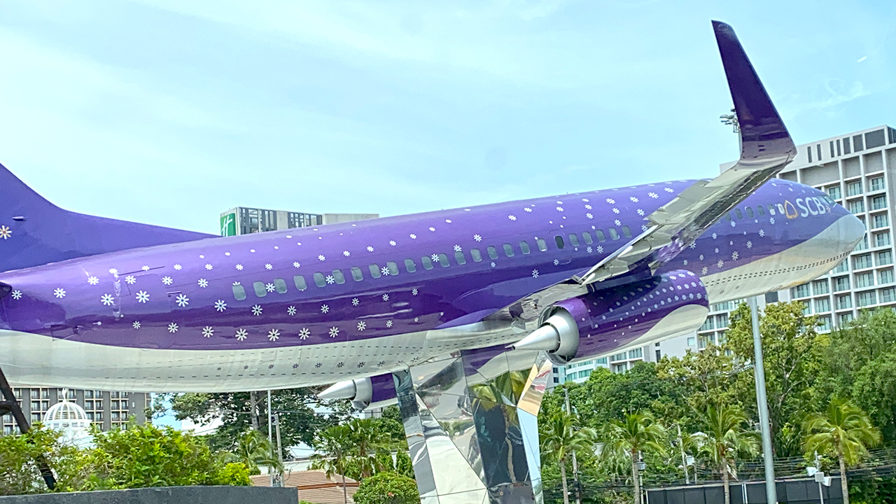 SCB Plane in Pattaya City