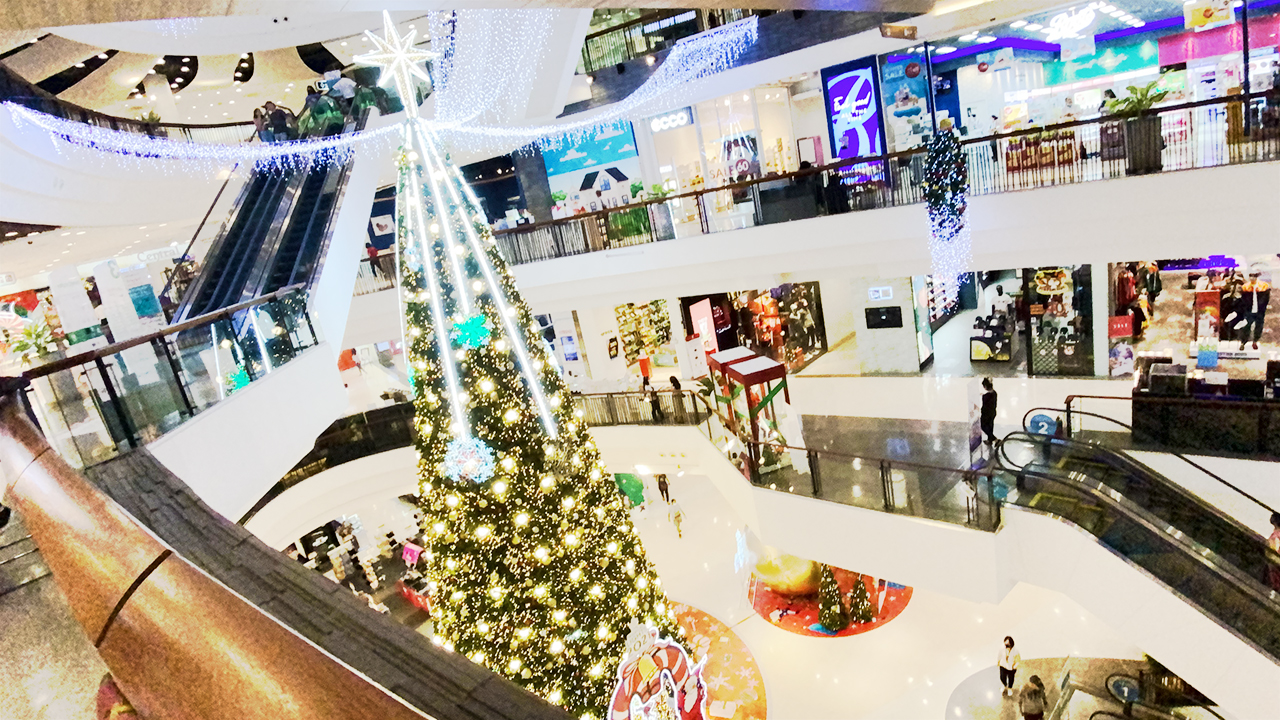 2020 Christmas Tree at Central Festival Pattaya Shopping Mall