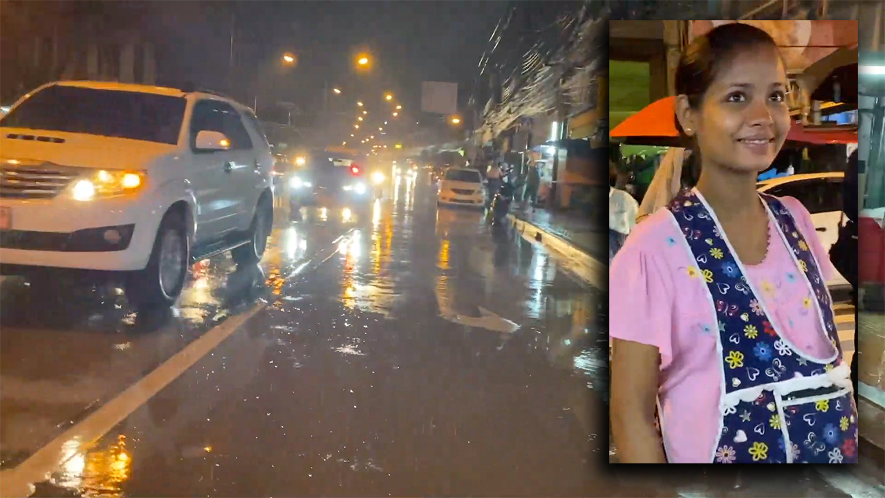 Rainy night walk and getting Cock Blocked in Bangkok