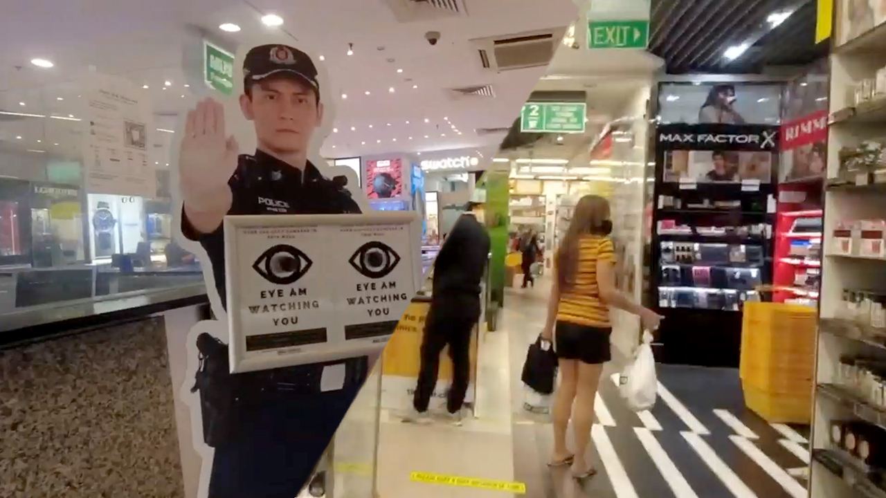 View inside Mustafa Centre Singapore mall location