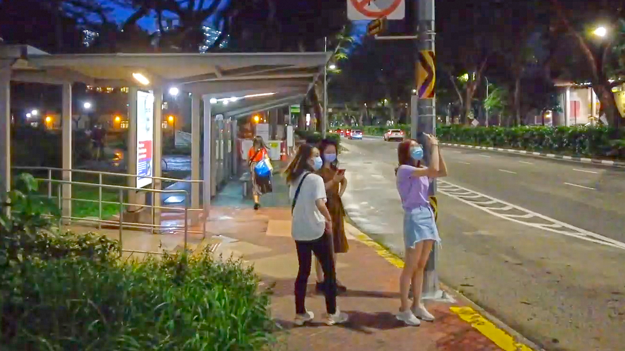 Singapore Bike Ride filmed with Steadicam