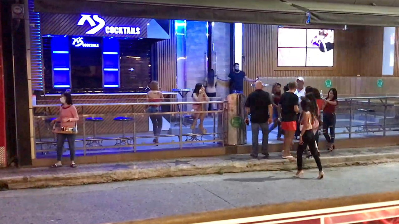 Girls outside of the Club XS in Angeles City Philippines