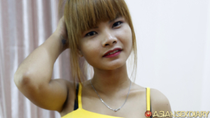 Super cute Filipina teen smiling