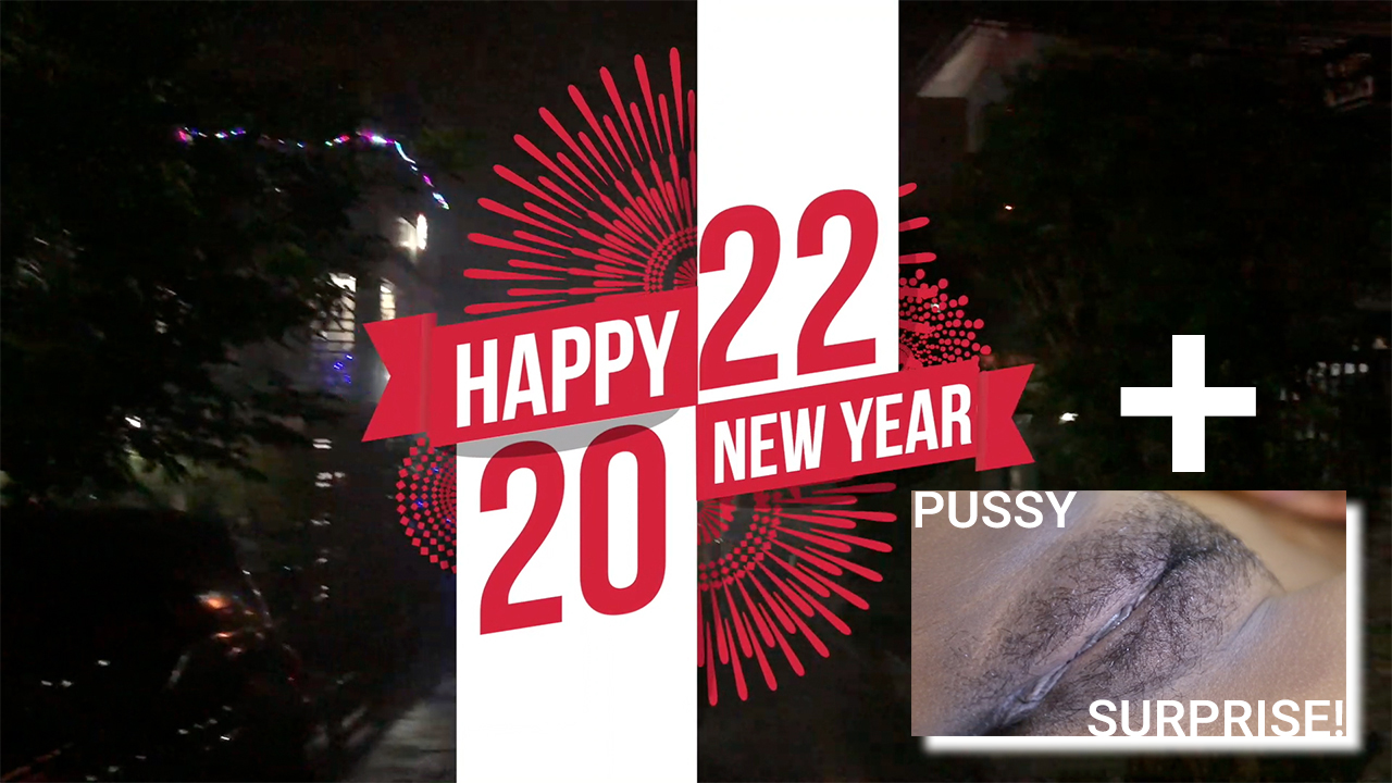 Philippines New Year 2022 Celebration and image of bare hairy Asian pussy