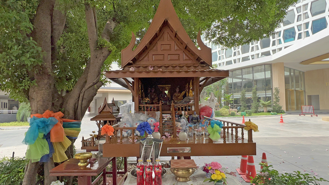 Small Shrine In Bangkok found in Patpong district