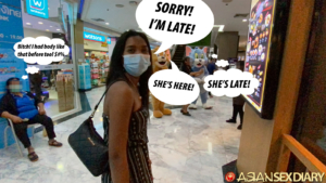 Drama with being late for a date