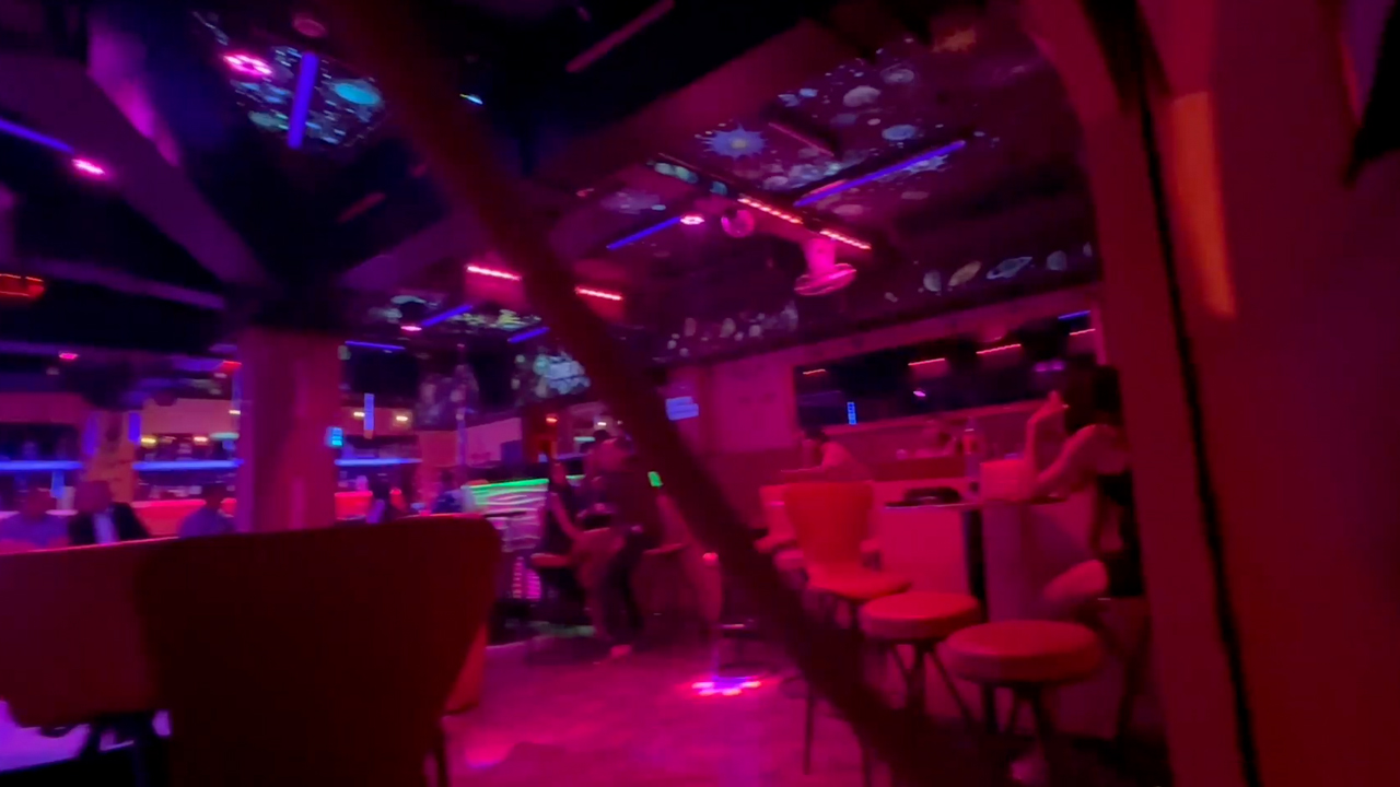 View inside one of the Patpong Road Bangkok Thailand Gogo clubs