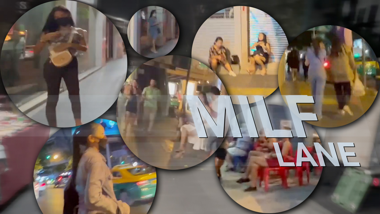 MILF Lane ladies in collage of street pics