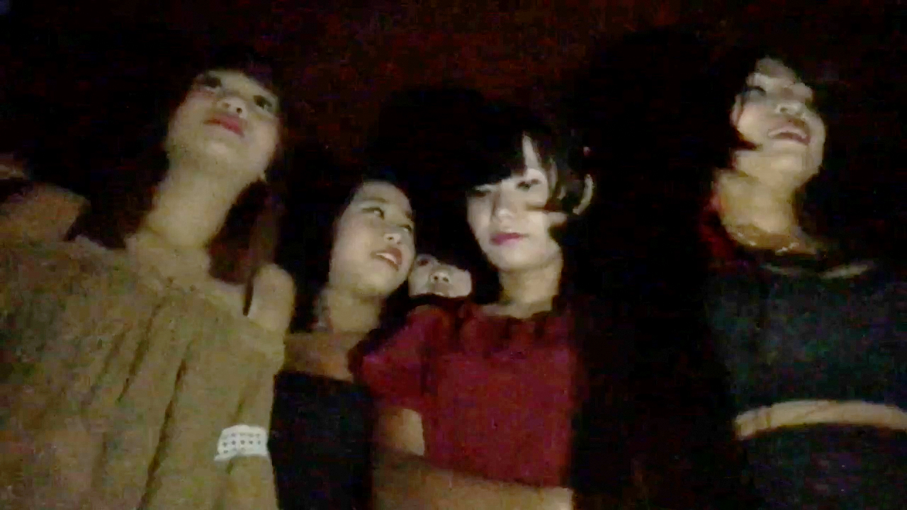 Cute Burmese girls storming table at Emperor Disco