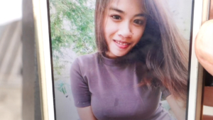POV view of Busty Asian Selfie sent to my phone