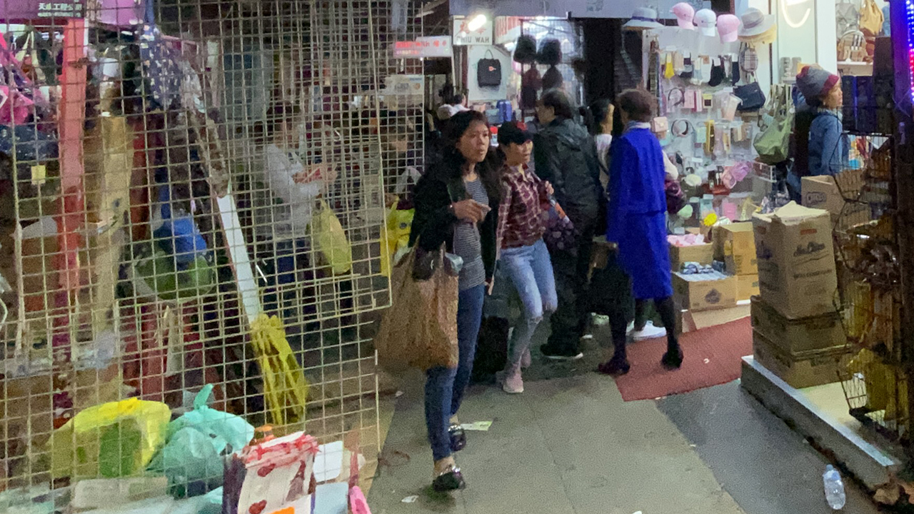 Filipino Street shop with patrons shopping inside