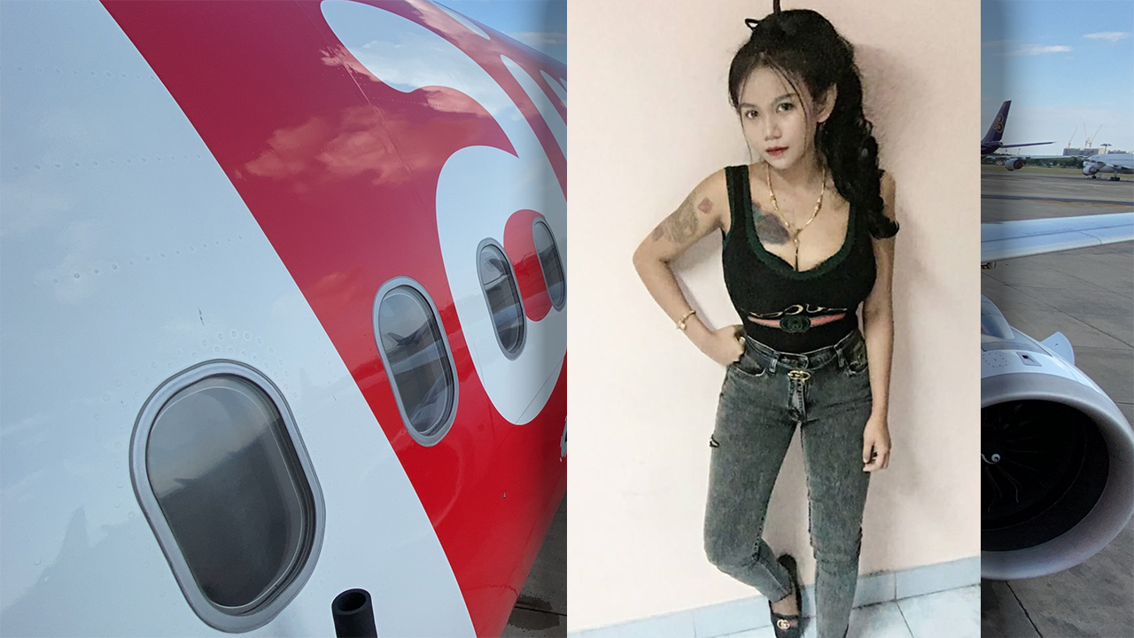 Boarding Kong Kong Flight and pics of Thai show girl King D