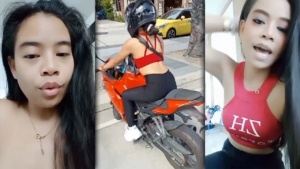 Hot Ass On Motorcycle and images from her video shoot
