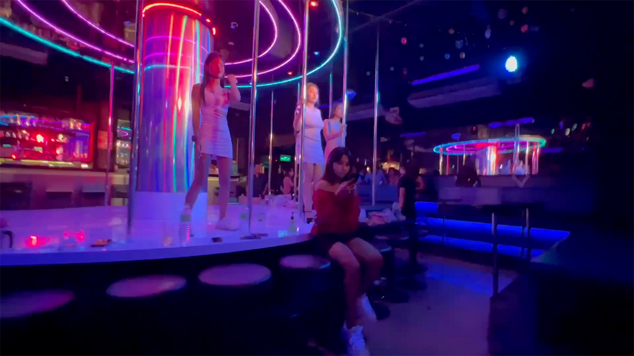 Patpong Dancer Girls on stage