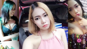 Collage of pics featuring Thai Model Babe Thip