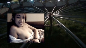 Private Cam Chat girl with naked tits and view of ferris wheel