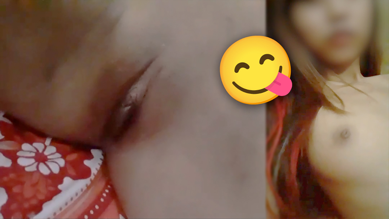 Small tits girlfriend flashing hot Bald Pussy Mound